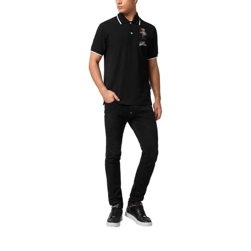Philipp Plein Poloshirt Poloshirt Ss Teddy schwarz(Image 2)
