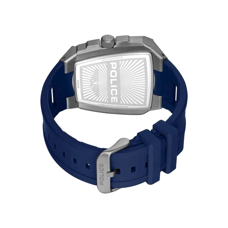 Police Automatikuhr Quarzuhr Tough Gear blau(Image 4)