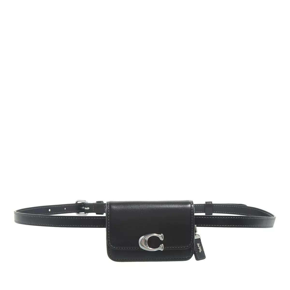 Coach Luxe Refined Calf Leather Bandit Card Belt Bag Lh/Black | Belt Bag