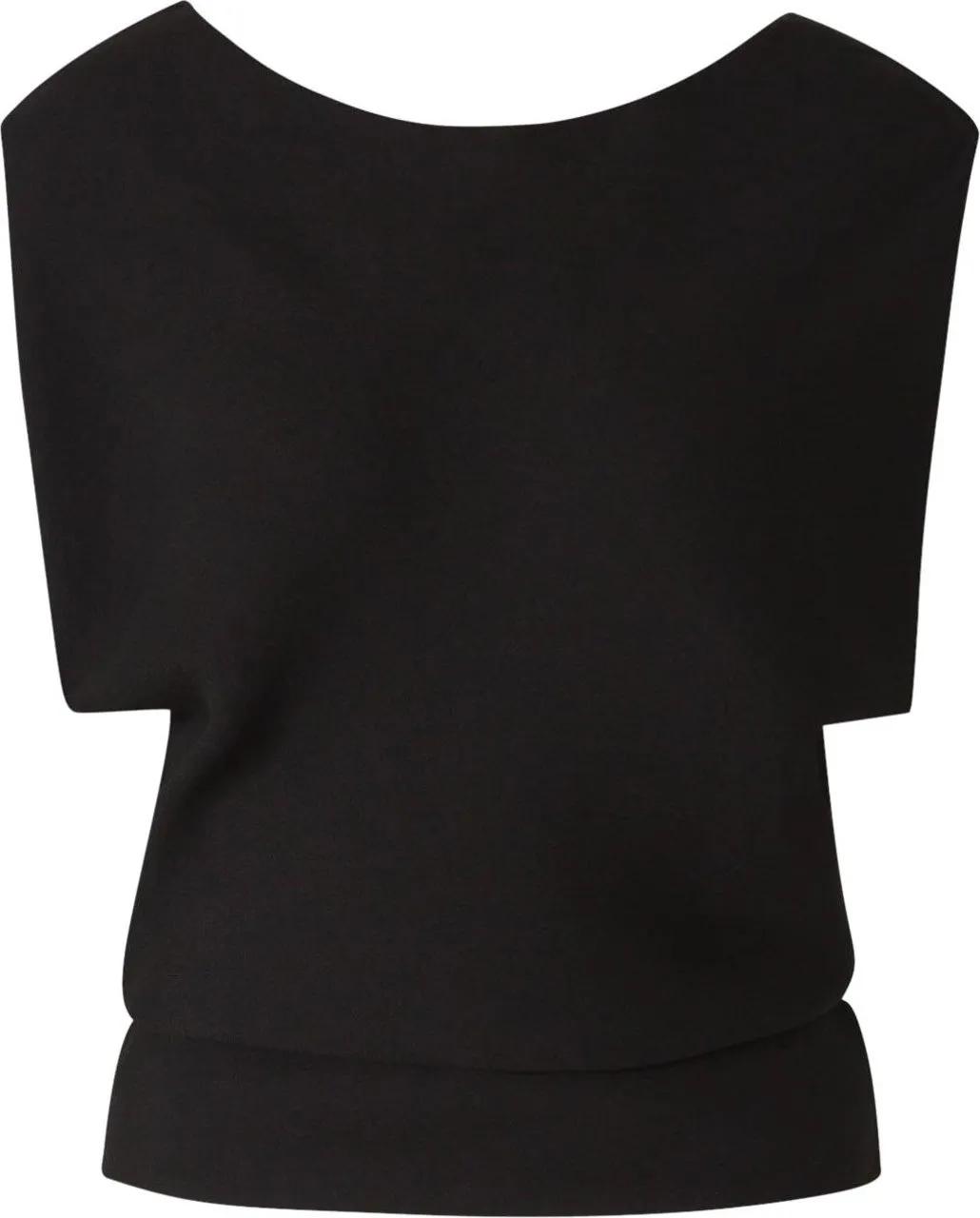 Thumbnail - Loro Piana - Silk Draped Blouse - Größe 42 - schwarz