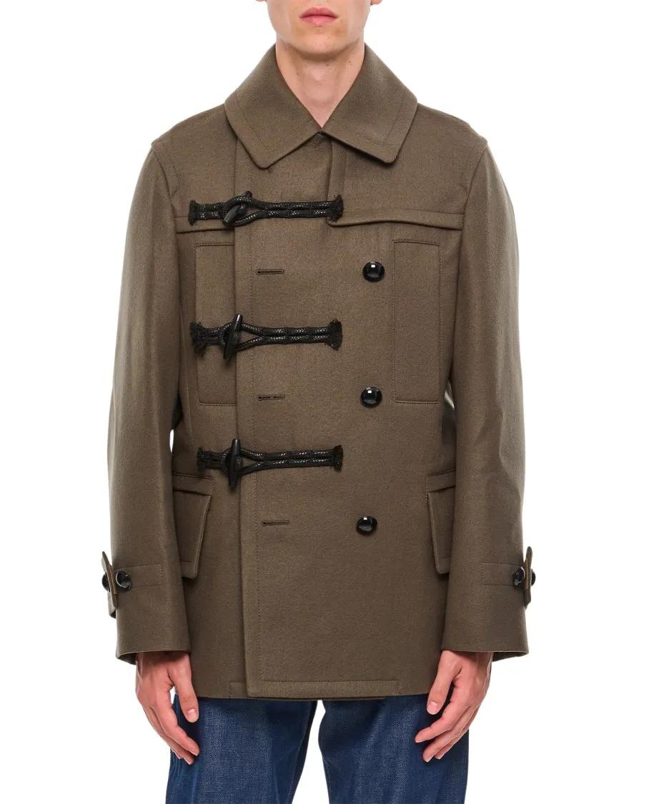 Sacai - Melton Jacket - Größe 1 - grün