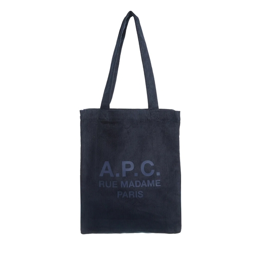 A.P.C. Shopper Tote Lou Rue Madame Iak Dark Navy