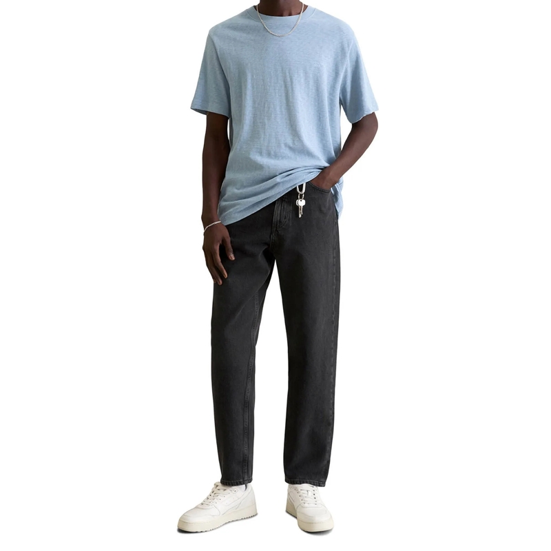 Marc O´Polo Hemd T-Shirt, SSL, Logo Print, Reg 1er Pack hellblau(Image 5)