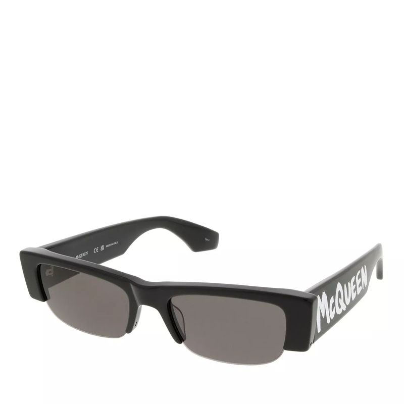 Alexander McQueen Sonnenbrille AM0404S BLACK-GREY