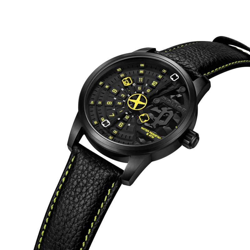 Police Automatikuhr Quarzuhr Avondale schwarz(Image 2)