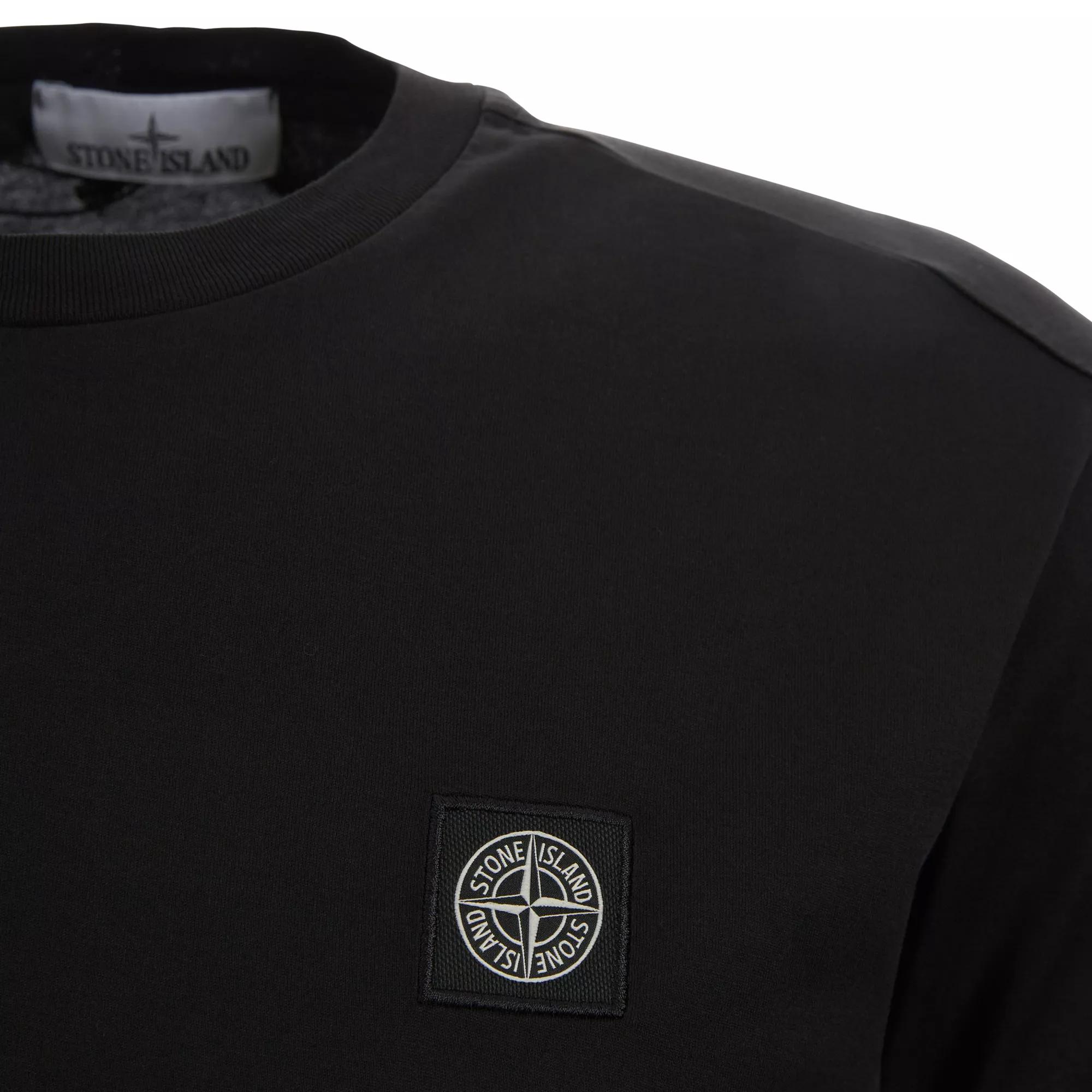 stone island tee black