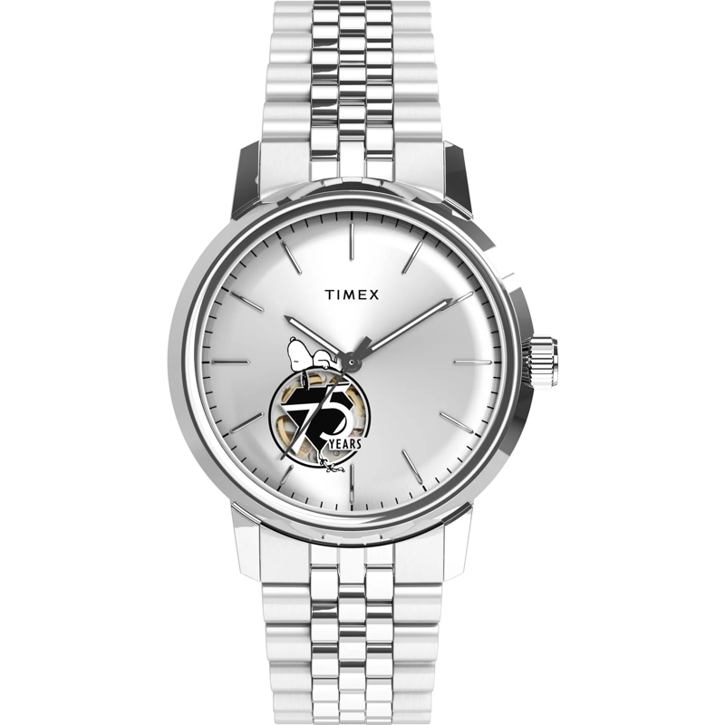 Timex Quarzuhr Mechanische Automatikuhr Timex X Peanuts® Marlin®  silber