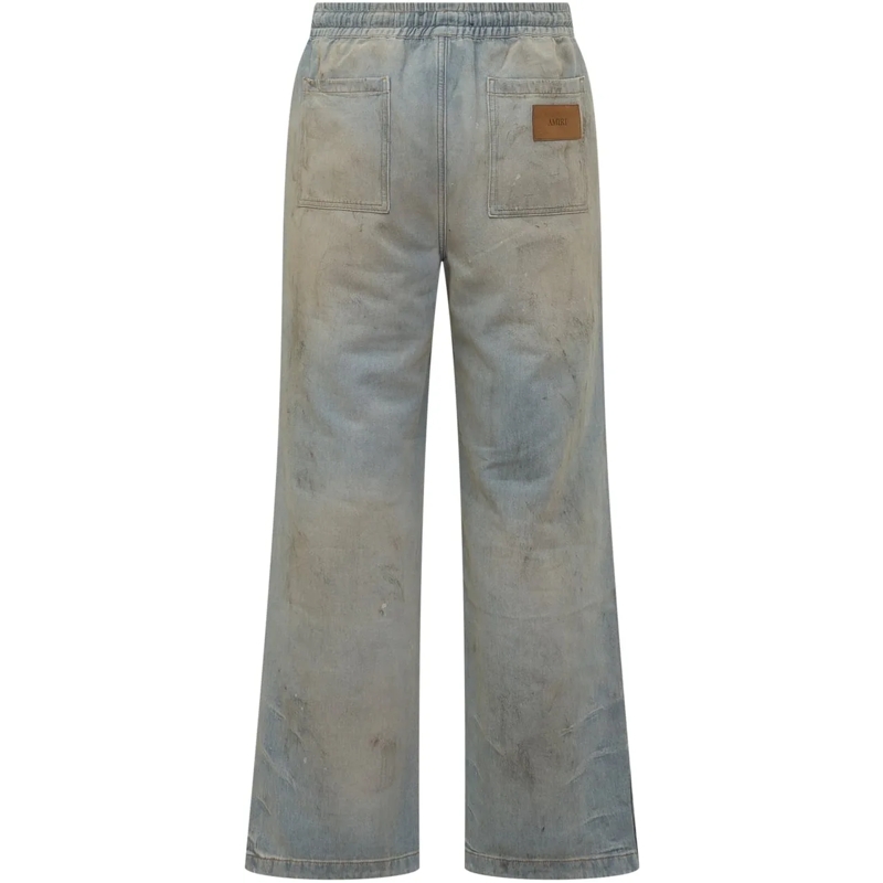 Amiri Jeans Boyfriend Jeans Relaxed Baggy Con Vita Elasticizzata hellblau(Image 2)