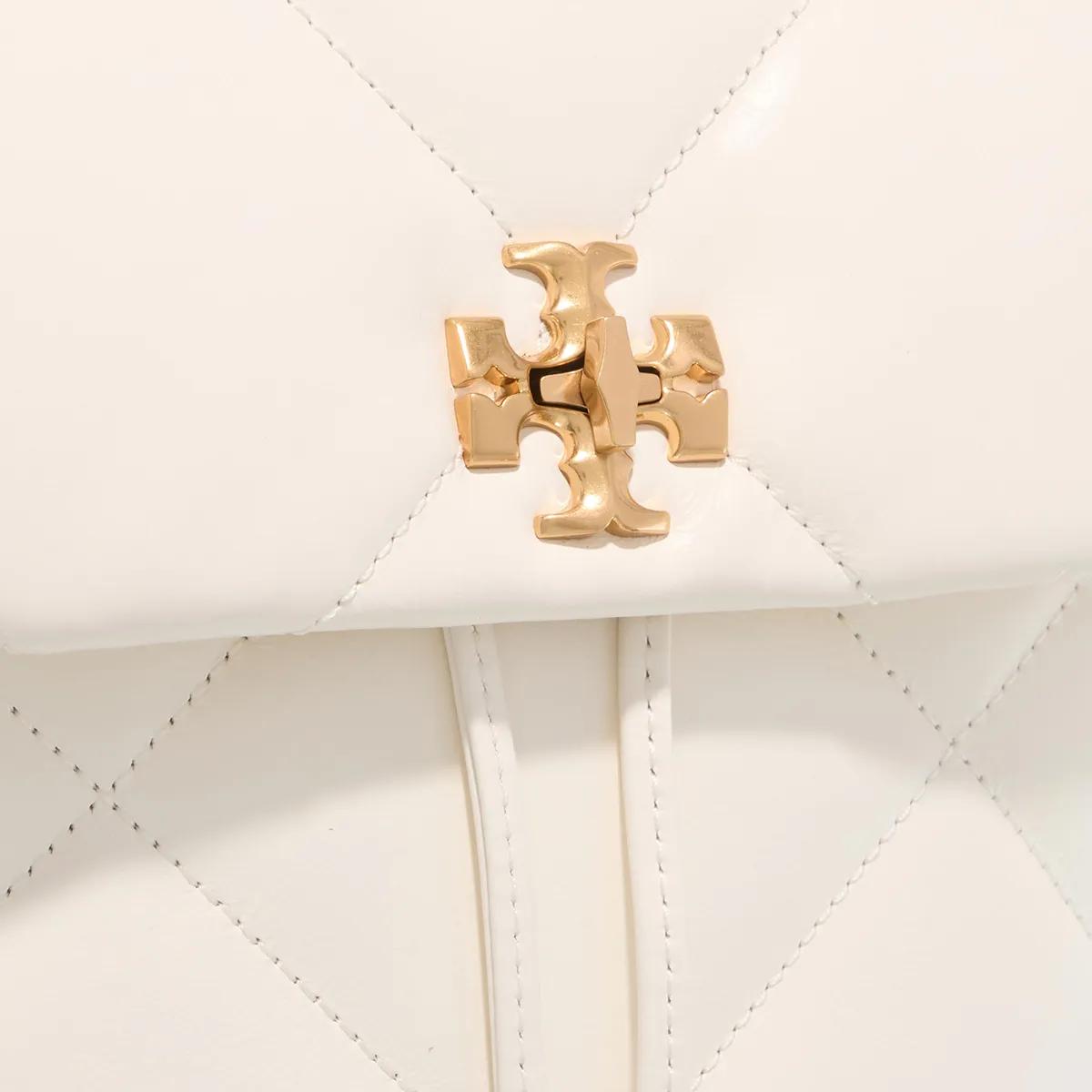 TORY BURCH Rugzakken Kira Diamond Quilt Mini Backpack in wit