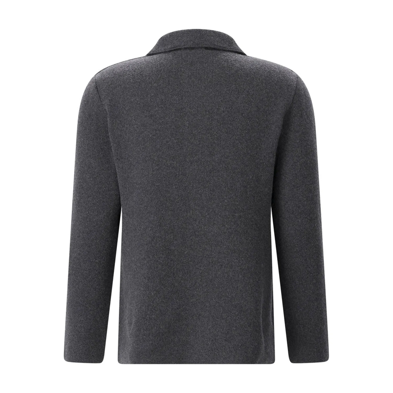 Lardini  Strickjacke aus Schurwolle grau(Image 2)