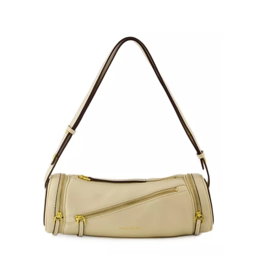 Manu Atelier Cylinder 23 Bag - Leather - Beige Neutrals Schoudertas