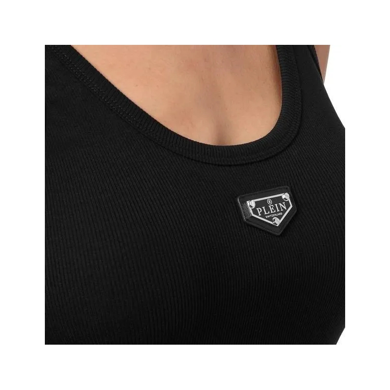 Philipp Plein Top Tank-Top schwarz(Image 5)