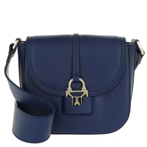 Patrizia Pepe Small Belt Bag Leather Dress Blue Crossbody Bag