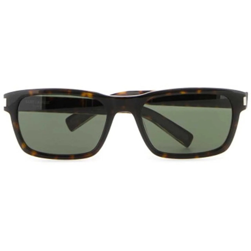 Saint Laurent T-Shirt Saint Laurent Square Logo Sunglasses braun