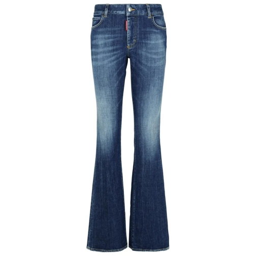 Dsquared2 Jeans Flare' Navy Denim Jeans Blue