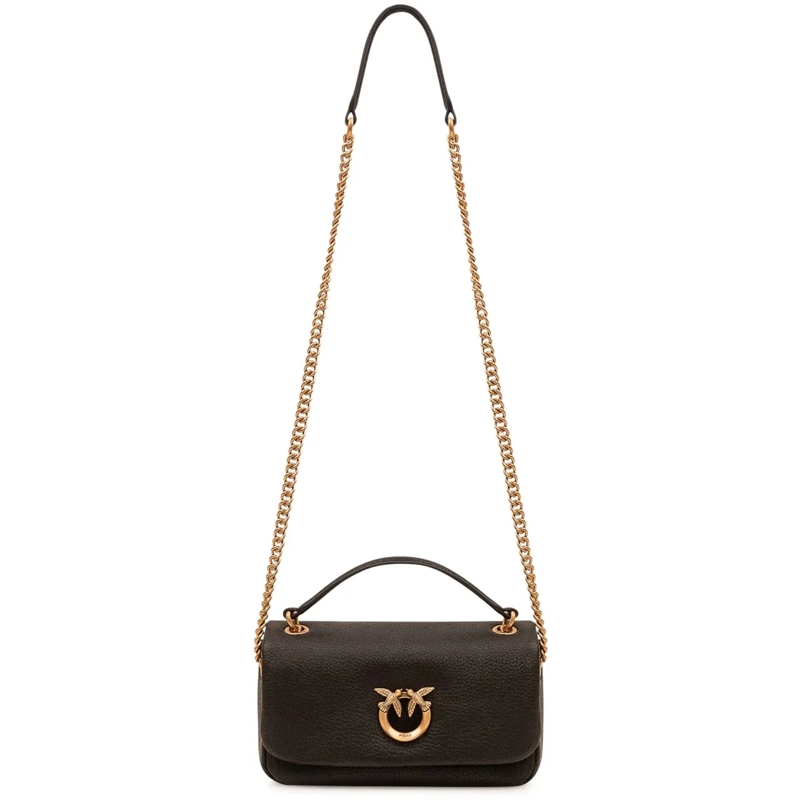 Pinko Schultertasche Click Soft Borsa con Patta schwarz(Image 2)