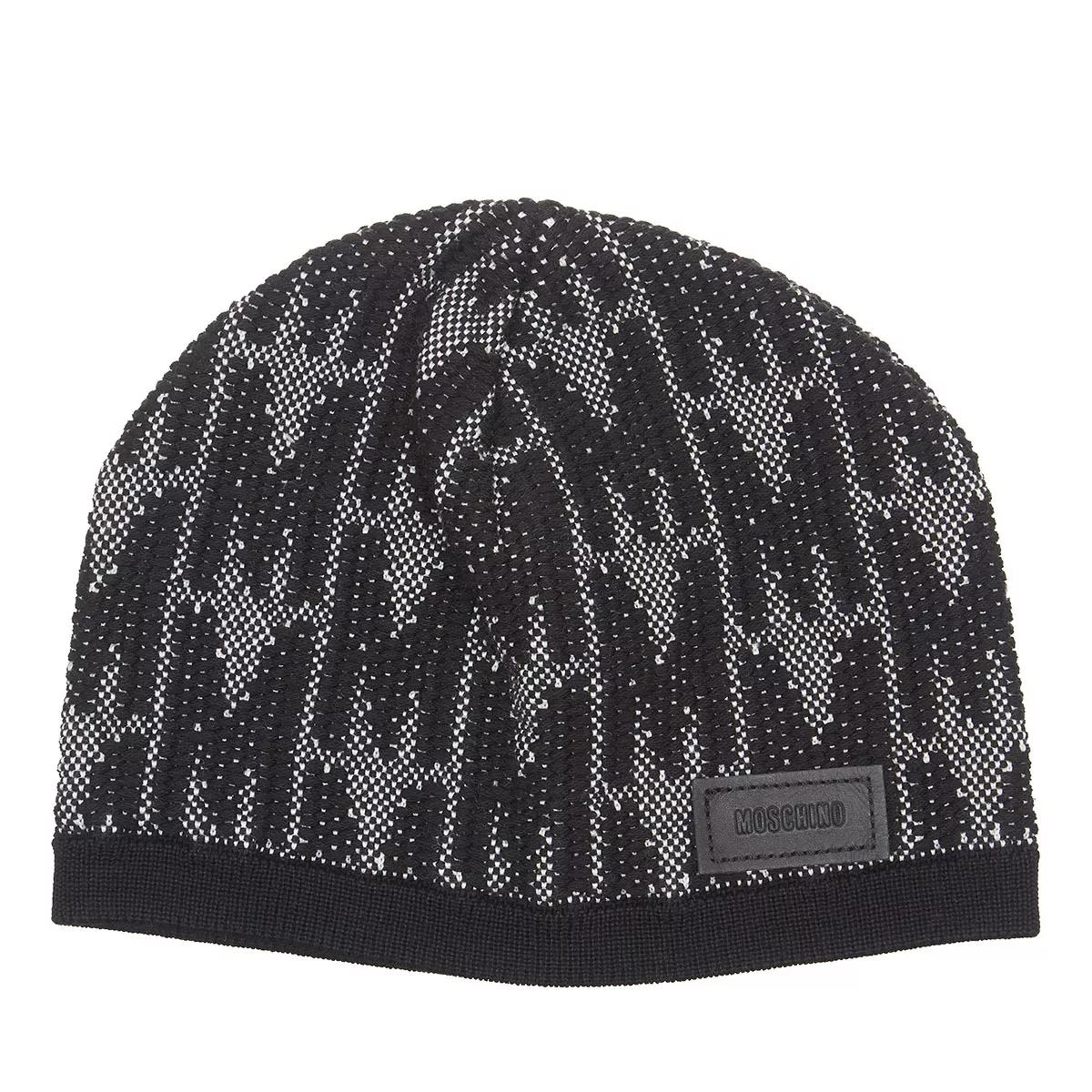 Moschino Mützen - Beanie - Gr. ONE - in Schwarz - für Damen