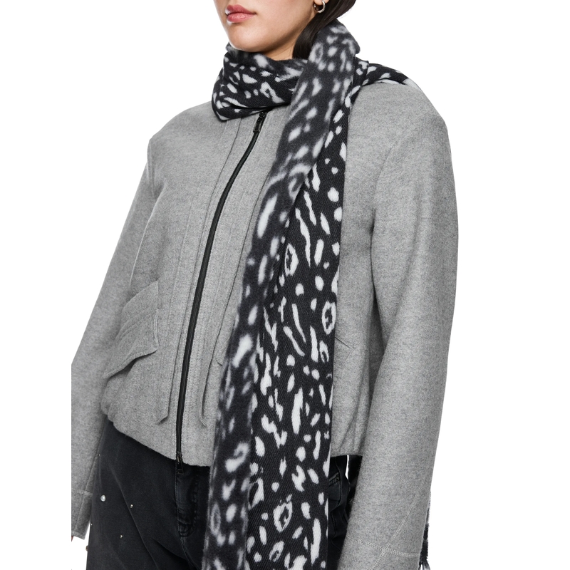 Marc Cain Halstuch Schal black and white(Image 2)