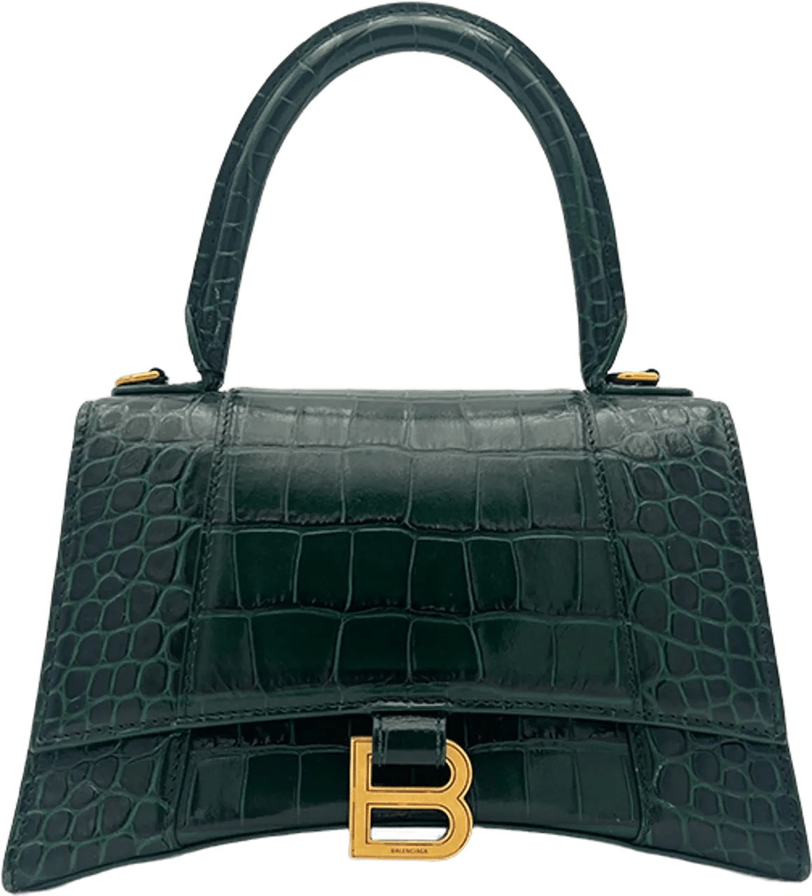 Balenciaga Crossbody Bags - Balenciaga Hourglass - Green Croc - Gr. unisize - in Grün - für Damen