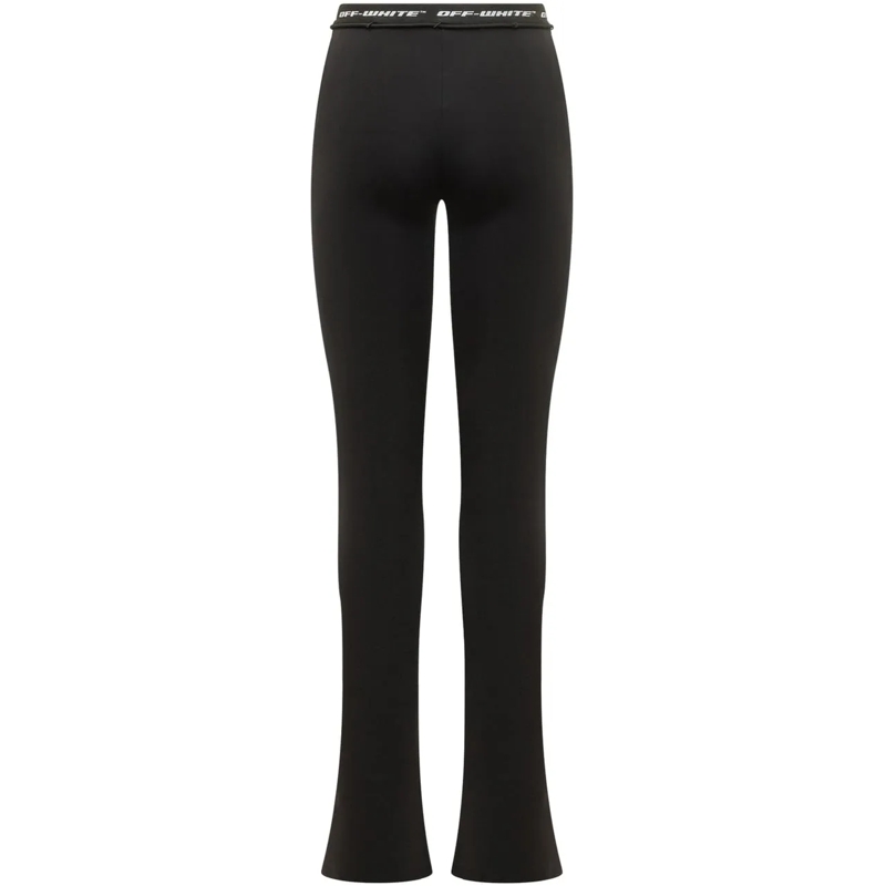Off-White Leggings Leggings Logoband a Vita Alta schwarz(Image 2)