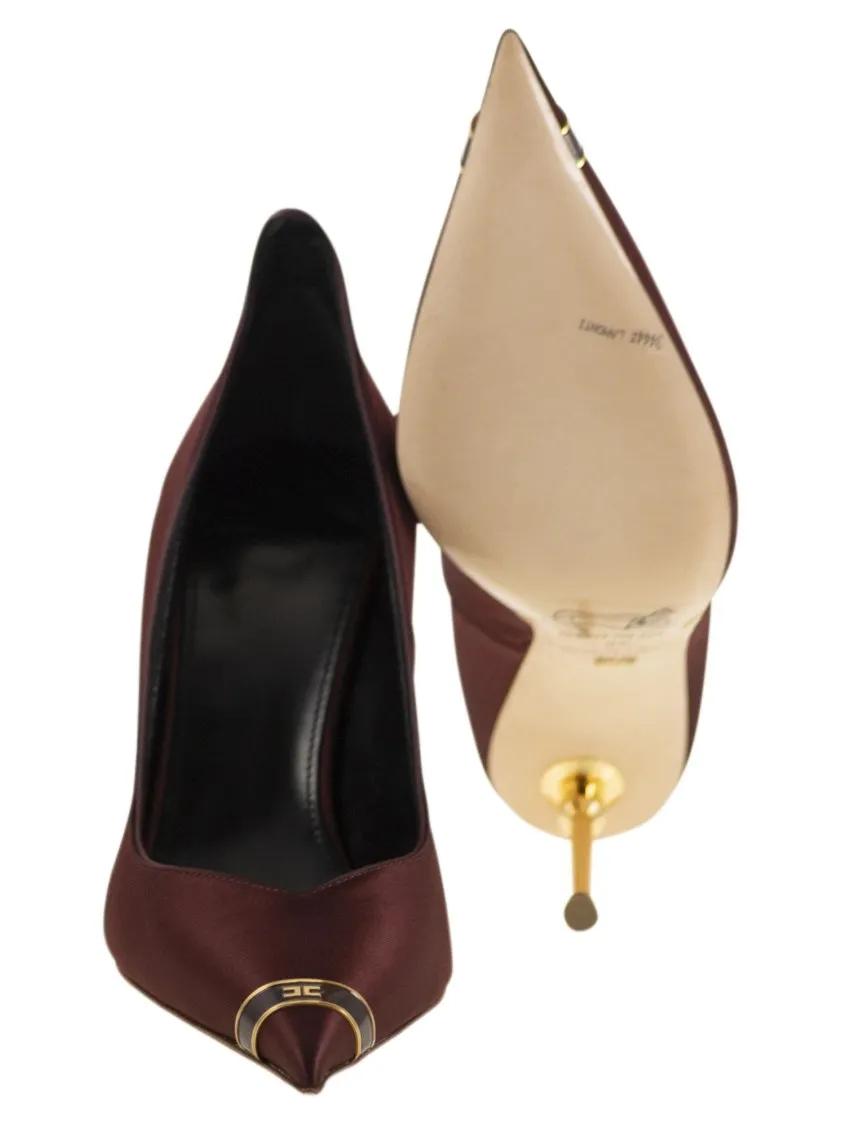 Thumbnail - Elisabetta Franchi Hohe Schuhe - Pumps With Sculpted Heels - Gr. 39 (EU) - in Schwarz - für Damen