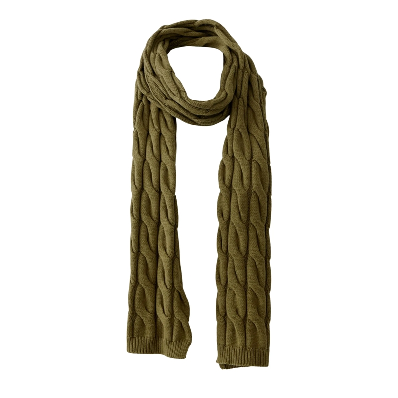 Oui Wollschal Schal khaki