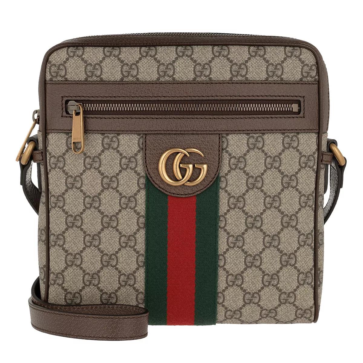 Gucci Crossbody Bags - Ophidia GG Messenger Bag Small - Gr. unisize - in Braun - für Damen