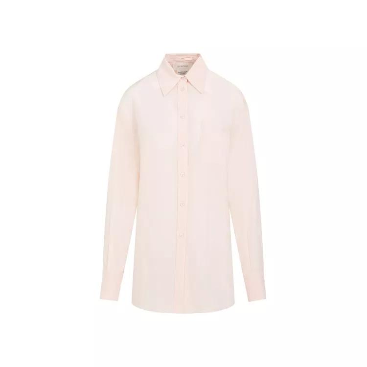 Sportmax - Rovigo Pink Crepe Silk Shirt - Größe 40 - pink