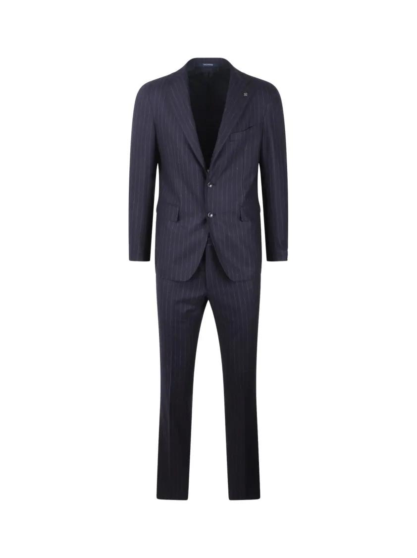 Thumbnail - Tagliatore - Pinstripe Tailleur - Größe 50 - blau