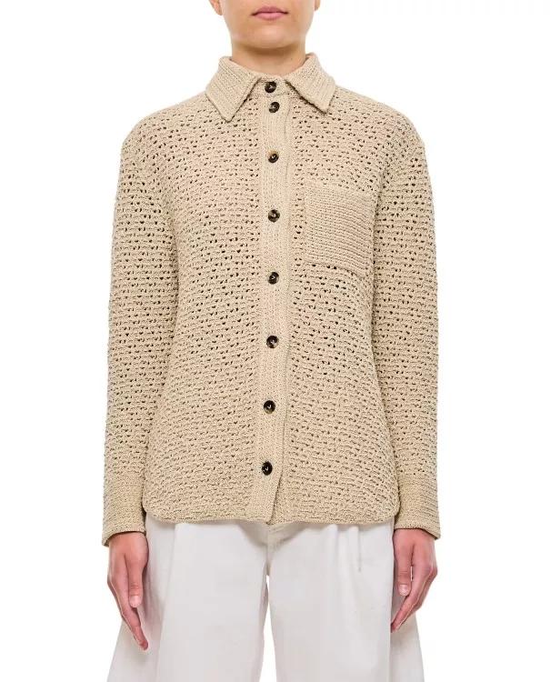 Bottega Veneta - Crochet Shirt Jacket - Größe M -