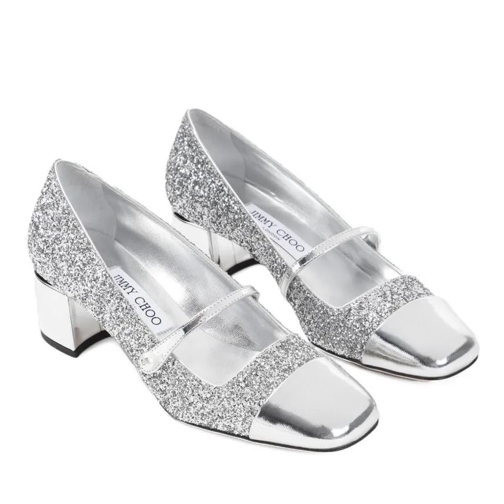 Jimmy Choo Elisa 45 Pumps Silver Escarpin