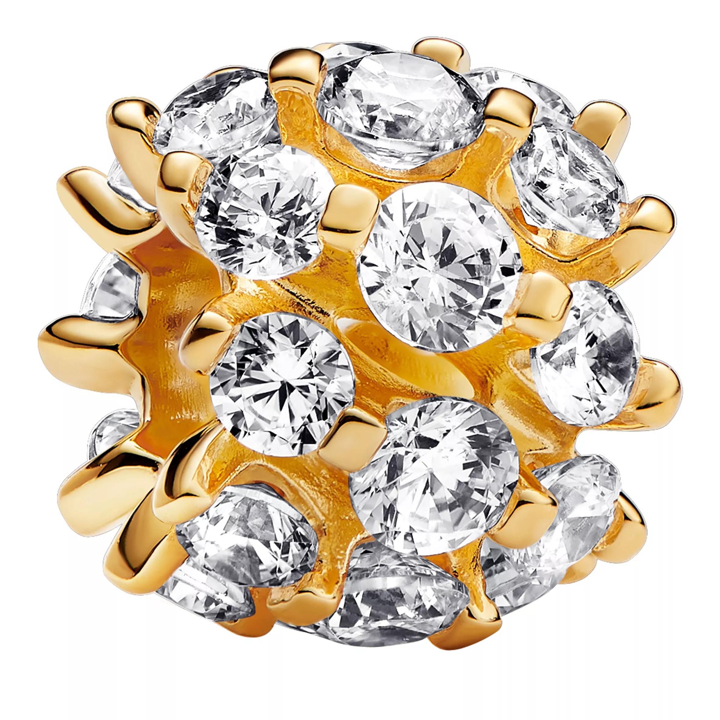 Pandora Pendants & Charms - 14k Gold-plated unique metal blend  Cubic Zirconia - gold - Pendants & Charms for ladies
