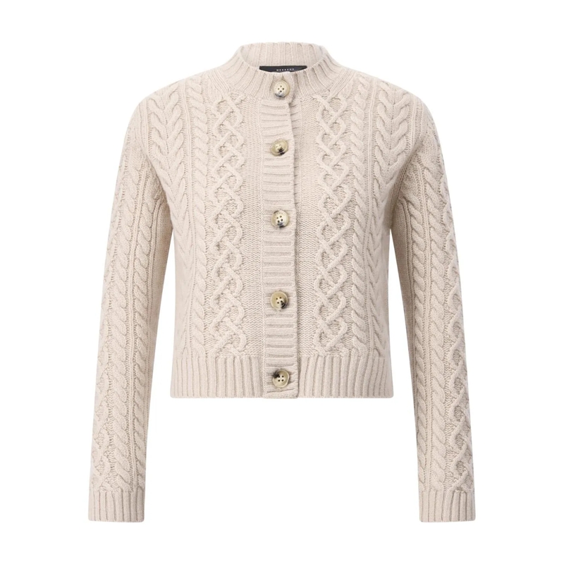 WEEKEND Max Mara Strickjacke Strickjacke Abito Beige