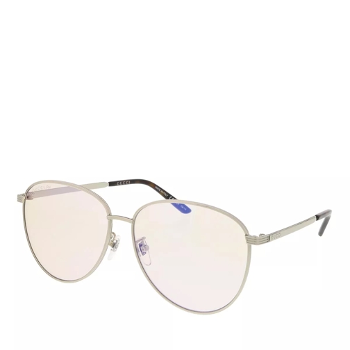 Gucci GG0945Sa-005 60 Blue & Beyond Unisex Sunglasses  Silver-Yellow Bril