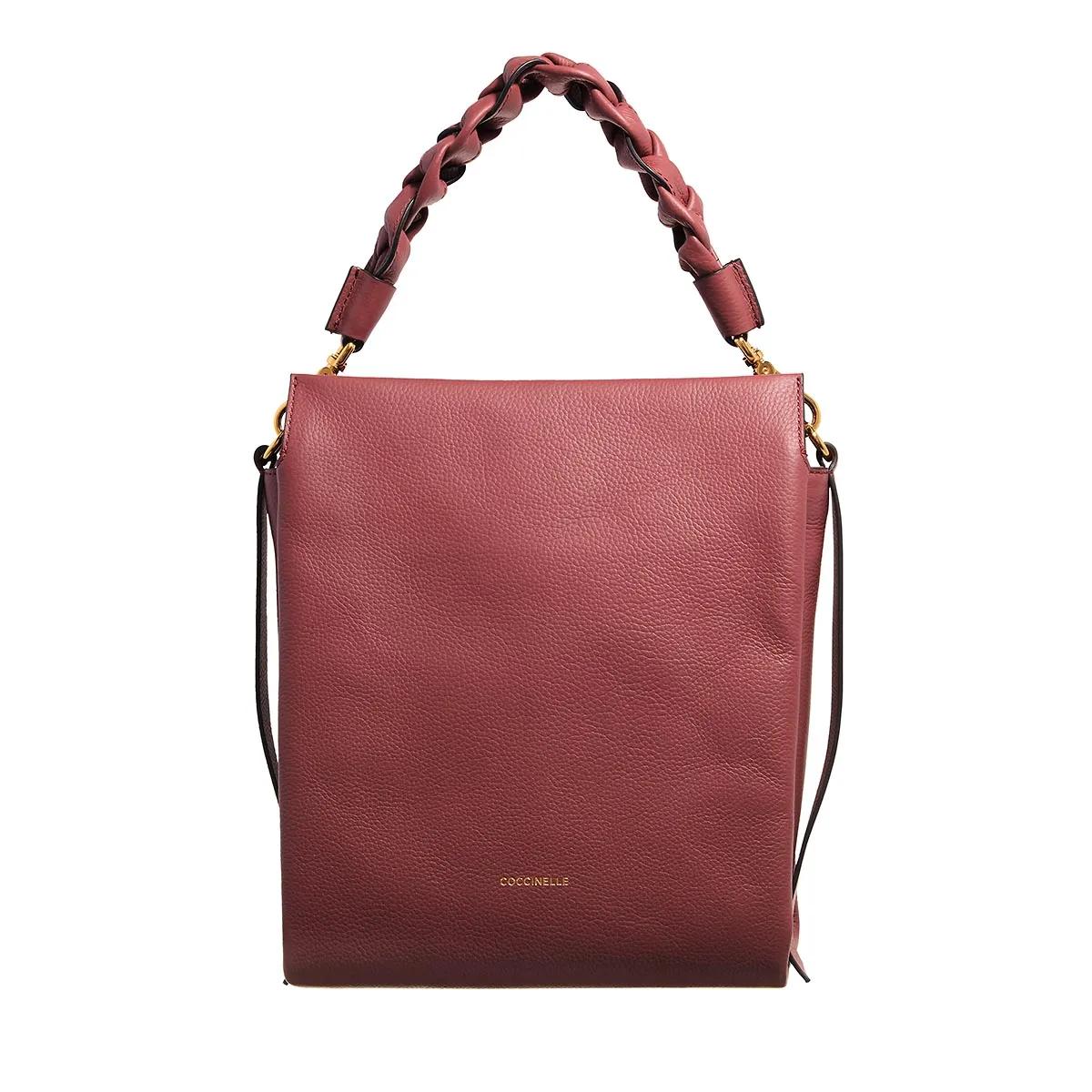 Coccinelle Hobo Bag - Boheme Grana Double - Gr. unisize - in Rot - für Damen