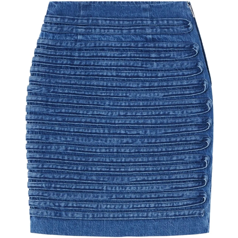Versace Midirock Skirts Denim blau