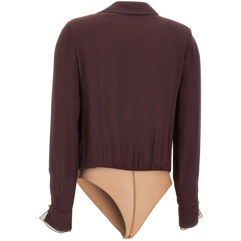 Elisabetta Franchi Body Top Brown braun(Image 3)