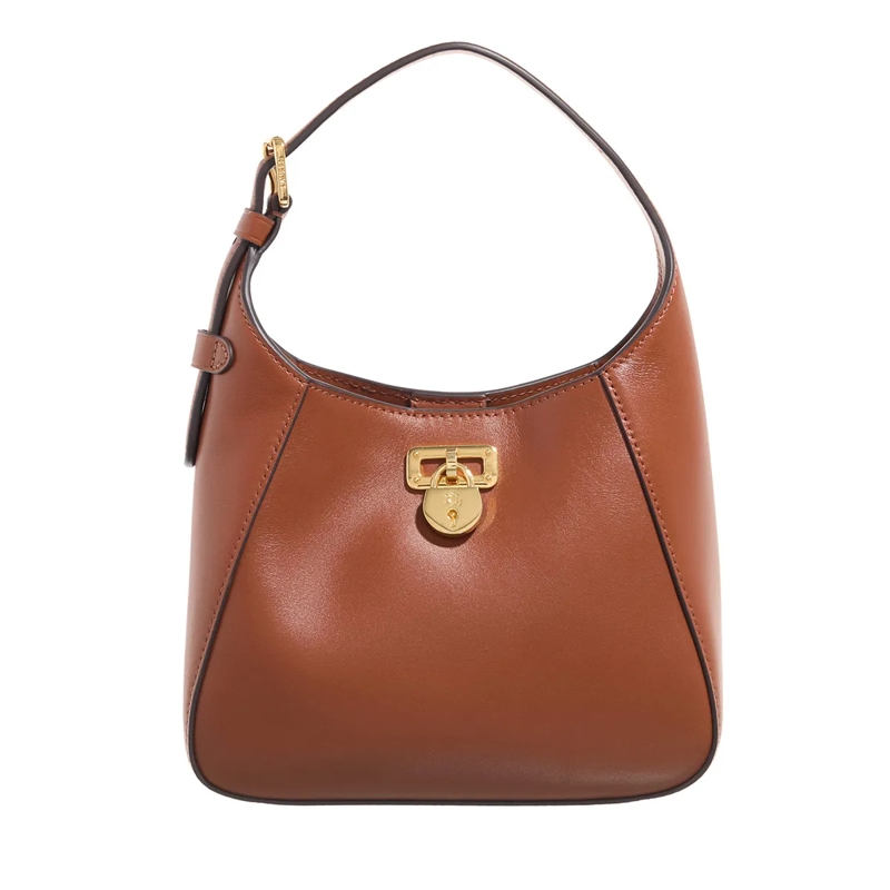 Lauren Ralph Lauren Schultertasche Tanner Sm Sh-Shoulder Bag-Small Lauren Tan