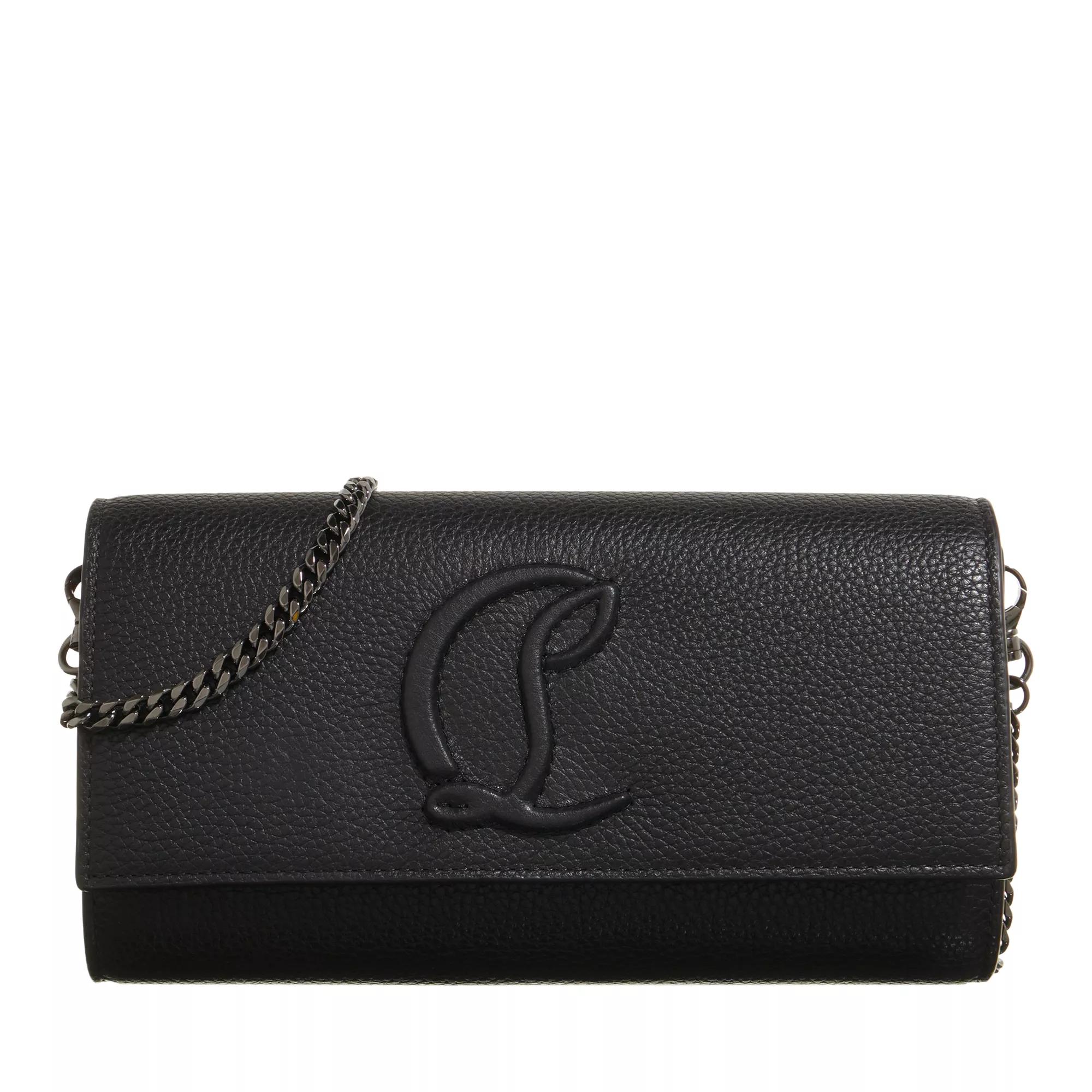 Christian Louboutin Portemonnaie - By My Side Wallet On A Chain - Gr. unisize - in Schwarz - für Damen