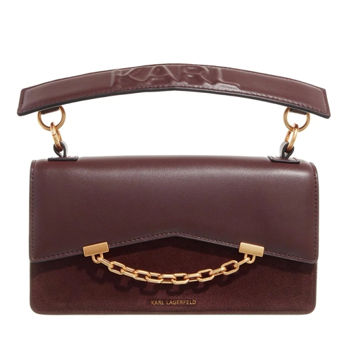 Karl Lagerfeld Crossbody Bag K/Seven Grainy Sp Cb Suede Dark Choco