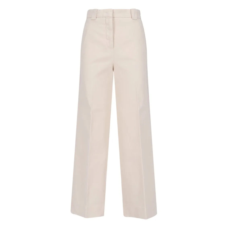 Incotex  Wide-Leg Cotton Trousers With Tailored Finish Neutrals