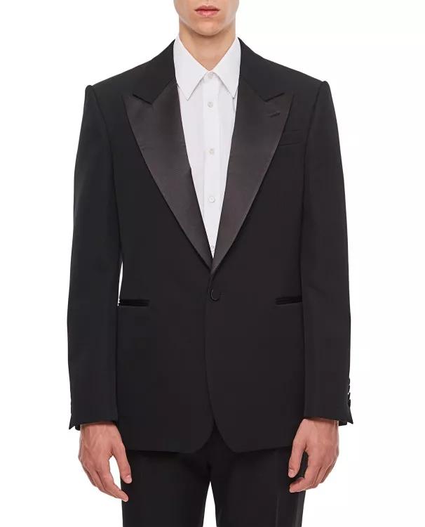 Alexander McQueen - Tuxedo Jacket - Größe 48 - black