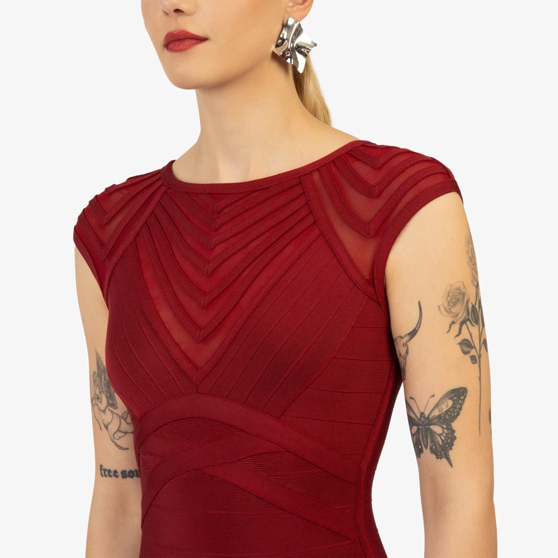 Kraimod Cocktailkleid Bandagekleid dunkel-grün(Image 5)