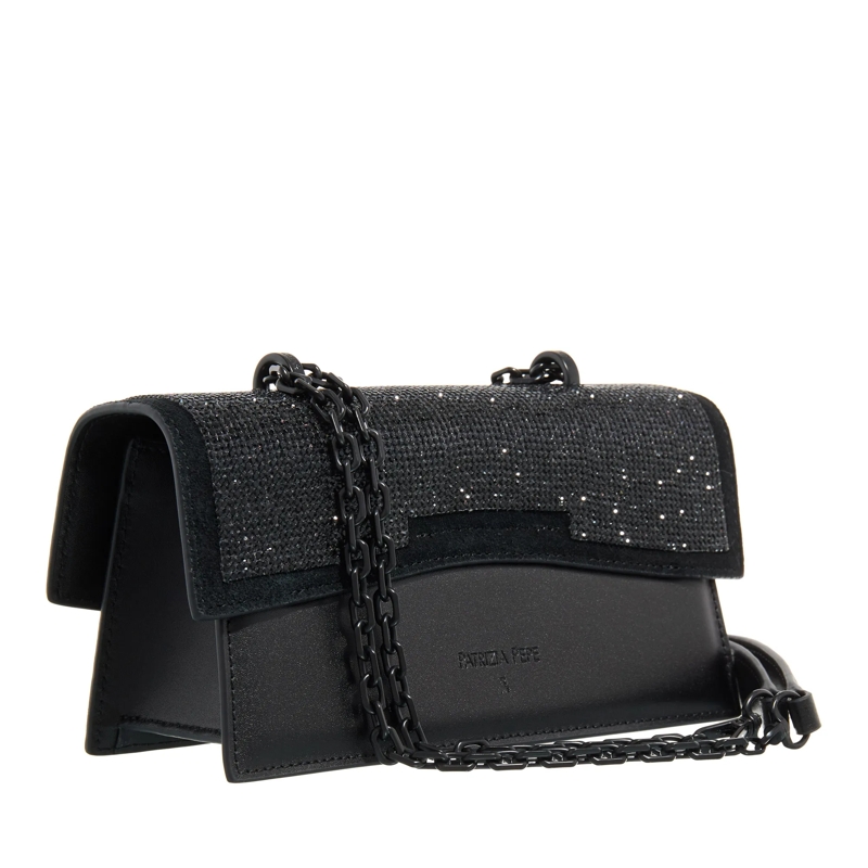 Patrizia Pepe Schultertasche Bag With Rhinestones Black(Image 8)