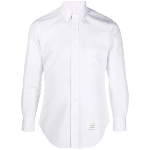 Thom Browne Hemden White Cotton Button-Down Detail Shirt White