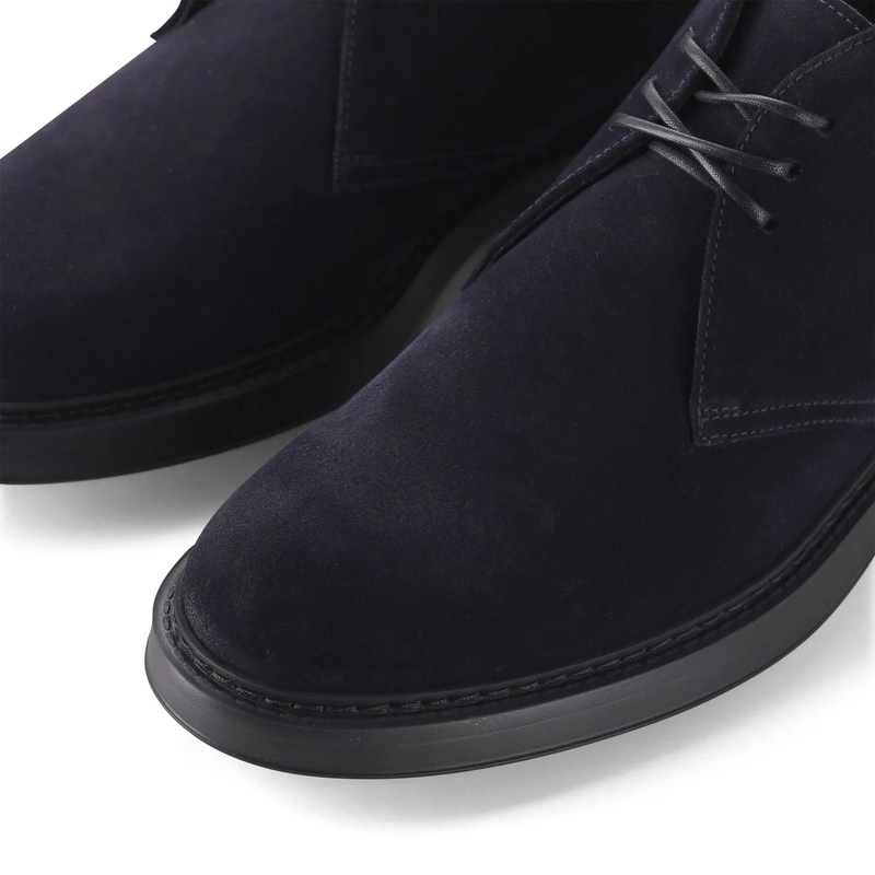 Doucal's Derbys Schnürschuh aus Leder dunkelblau(Image 4)