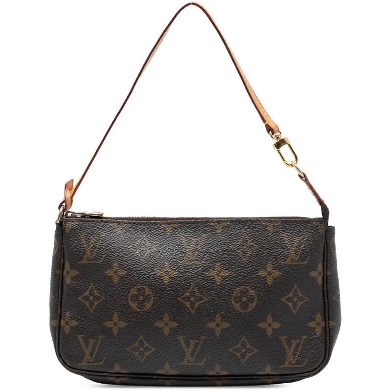 Louis Vuitton Schultertasche Monogram Pochette Accessoires braun