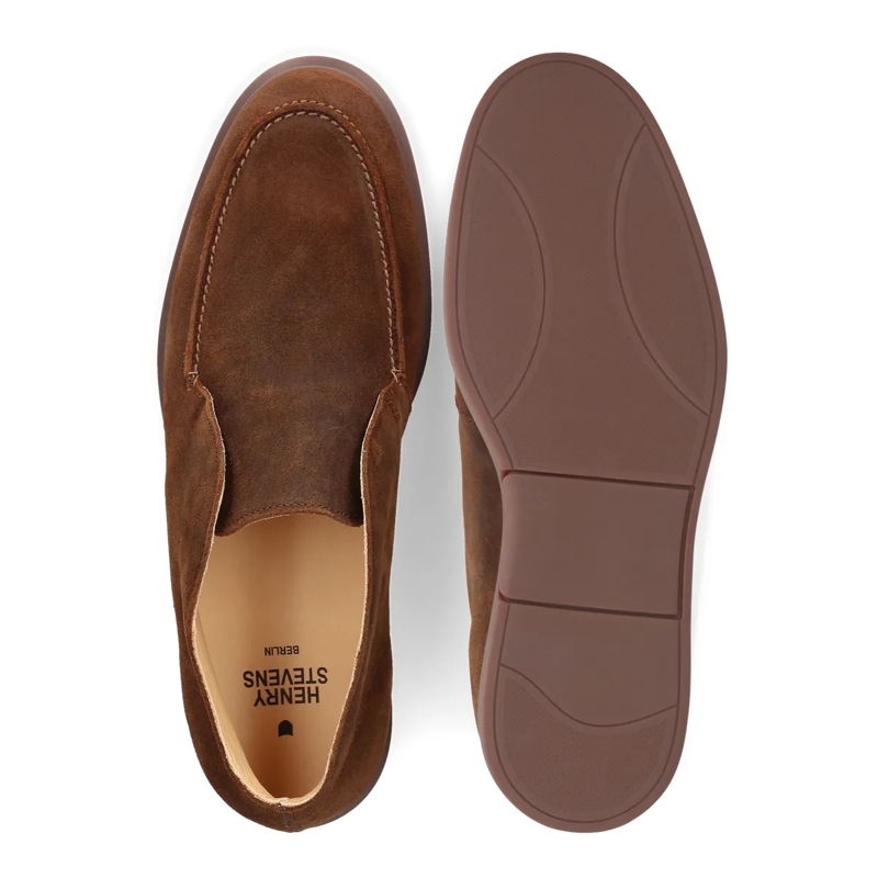 Henry Stevens Chelsea Boots Boots Elia LB- Edler Schlupfschuh für Herren- H braun(Image 4)