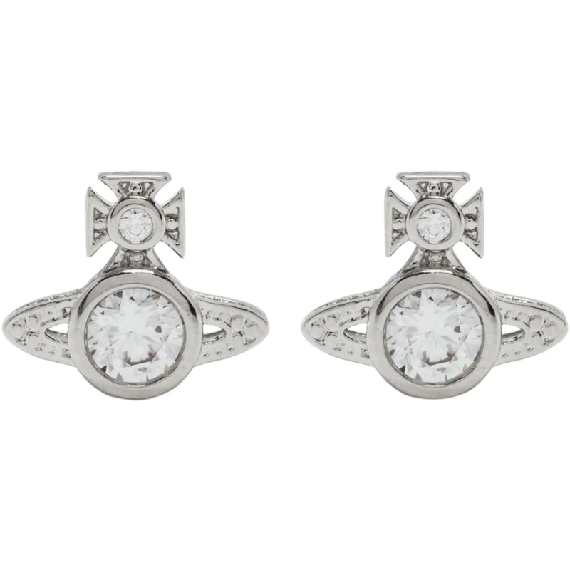 Vivienne Westwood Créoles Bijoux Platinumwhite weiß