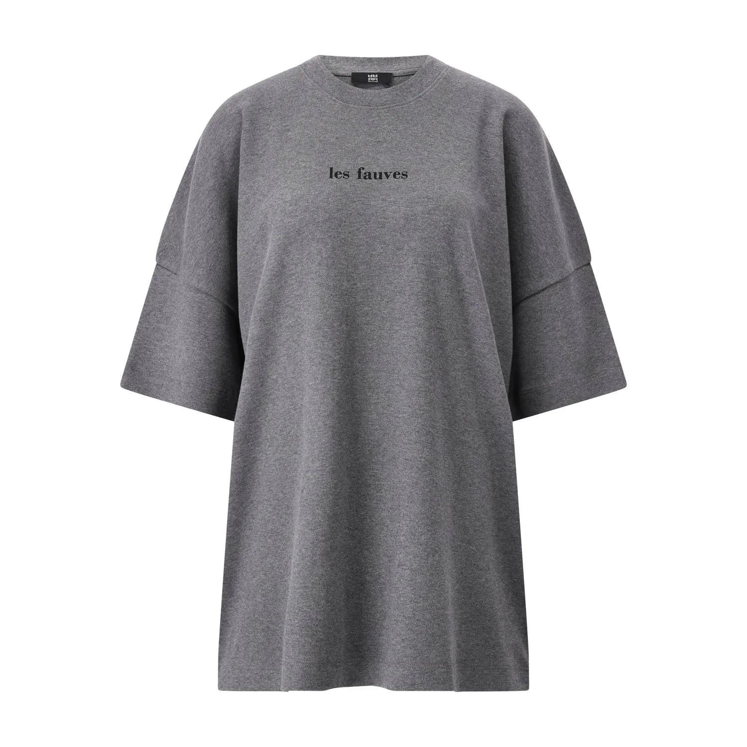 Thumbnail - Riani - Oversized T-Shirt mit Print - Größe S - grau